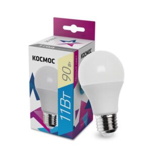 Лампа светодиодная A60 11Вт 3000К E27 220В КОСМОС LkecLED11wA60E2730 оптом купить цена