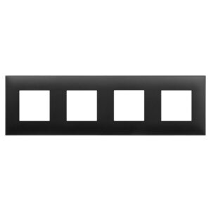 Рамка 8мод. ARTLEBEDEV Avanti "Черный матовый" DKC 4412908 оптом купить цена