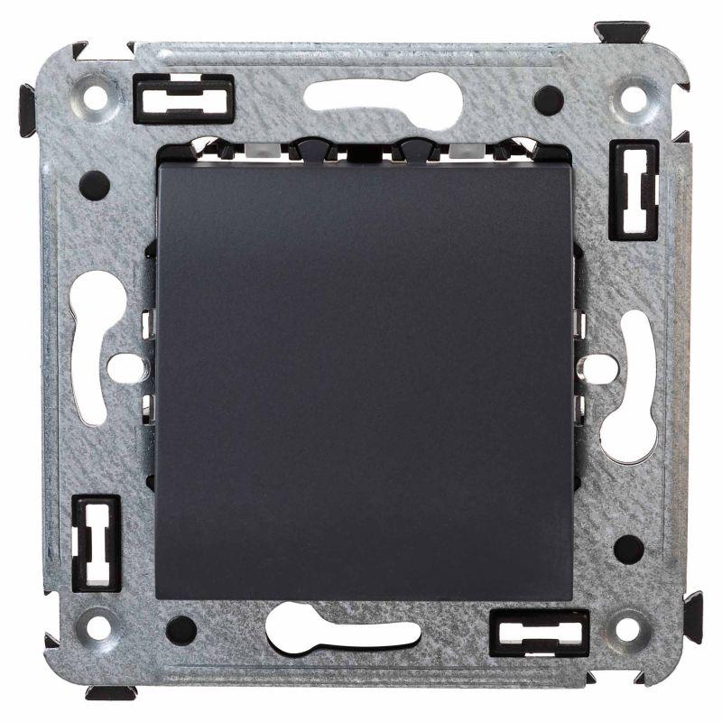 Вывод кабеля из стены Avanti "Черный матовый" DKC 4412983 купить оптом выгодно Вывод кабеля из стены Avanti "Черный матовый" DKC 4412983 оптом купить цена