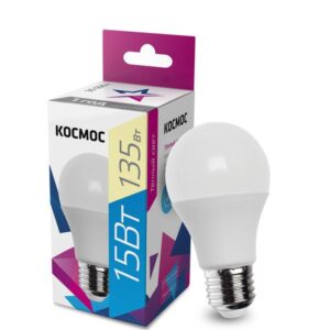 Лампа светодиодная A60 15Вт 3000К E27 220В КОСМОС LkecLED15wA60E2730 оптом купить цена