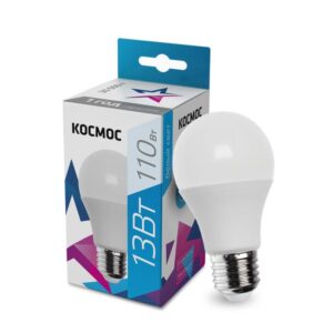 Лампа светодиодная A60 13Вт 4500К E27 220В КОСМОС LkecLED13wA60E2745 оптом купить цена