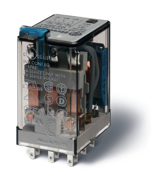 Реле миниатюрное 3CO 10А 230В AC FINDER 553382300010 оптом купить цена