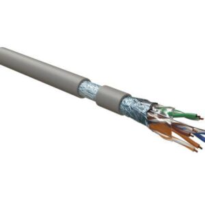 Кабель витая пара F/UTP кат.5E 4х2х24AWG solid LSZH FUTP4-C5E-S24-IN-LSZH-GY-305 сер. (уп.305м) Hyperline 45788 оптом купить цена