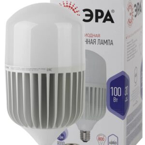 Лампочка светодиодная ЭРА STD LED POWER T160-100W-6500-E27/E40 100Вт колокол холодный дневной свет купить оптом недорого