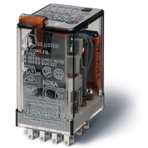 Реле электромеханическое 4CO 7А 110В DC FINDER 553491100040 оптом купить цена