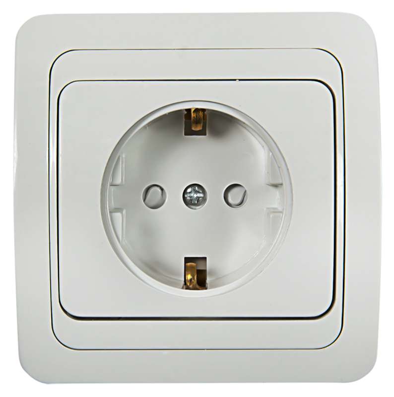 Розетка 1-м CLASSICO защ. шторки с заземл. 2028x бел. ASD / IN HOME 4690612000978 купить оптом выгодно Розетка 1-м CLASSICO защ. шторки с заземл. 2028x бел. ASD / IN HOME 4690612000978 оптом купить цена