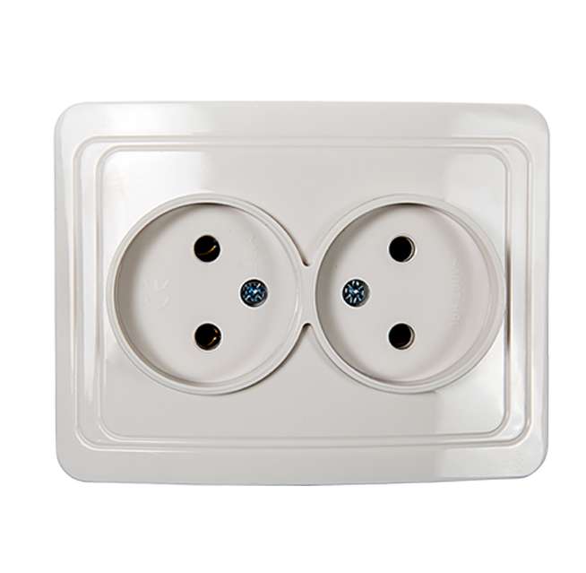 Розетка 2-м СП Classico 2102 16А IP20 бел. ASD / IN HOME 4680005959914 купить оптом выгодно Розетка 2-м СП Classico 2102 16А IP20 бел. ASD / IN HOME 4680005959914 оптом купить цена