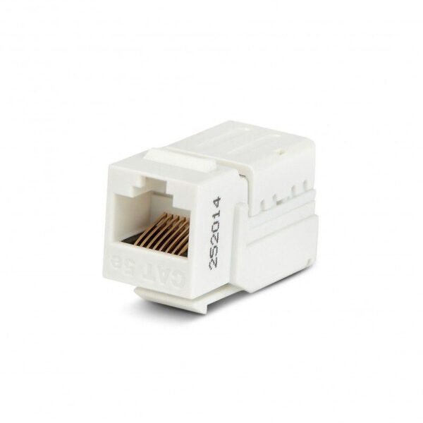 Вставка Keystone Jack RJ45 (8P8C) кат.5E 110 IDC KJNE-8P8C-C5e-90-WH заделка с помощью NE-TOOL бел. Hyperline 46653 оптом купить цена