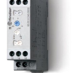 Таймер мультифункциональный 240В AC/DC 2CO 12А 0.05с…10дн. FINDER 830202400000 оптом купить цена