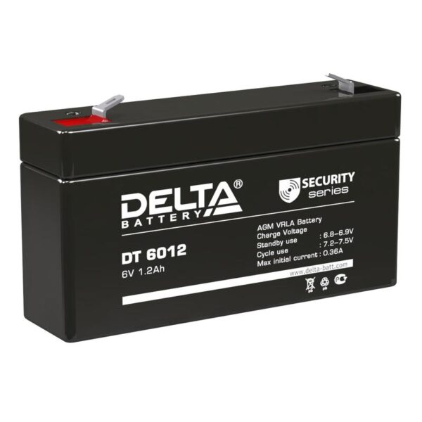 Аккумулятор ОПС 6В 1.2А.ч Delta DT 6012 оптом купить цена