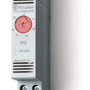 Термостат модульный промышленный NC контакт -20... + 40град. 7T FINDER 7T8100002401 оптом купить цена