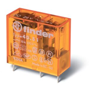 Реле электромагнитное SPDT U обмотки 230В AC 10А FINDER 405182300000 оптом купить цена