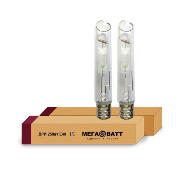 Лампа газоразрядная металлогалогенная ДРИ 250/4000К E40 (25) МЕГАВАТТ 02966 оптом купить цена