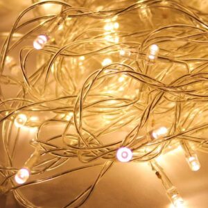 Гирлянда светодиодная 50LED провод 6.5м 8 режимов мигания Космос KOC_GIR50LED_W оптом купить цена