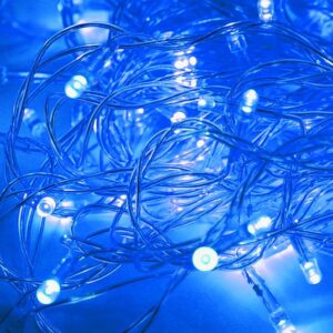 Гирлянда светодиодная 50LED провод 6.5м 8 режимов мигания Космос KOC_GIR50LED_B оптом купить цена