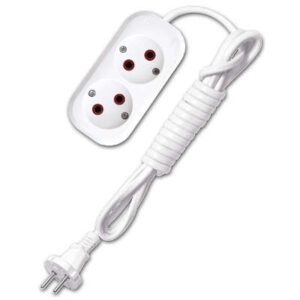 Удлинитель 2х2м без заземл. 6А IP20 У6-011 ШВВП 2х0.75 UNIVersal 9631911 оптом купить цена