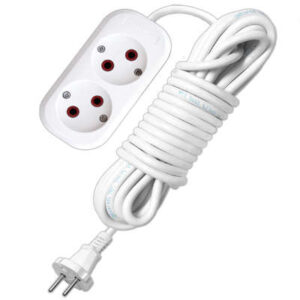 Удлинитель 2х3м без заземл. 6А IP20 У6-011М ПВС 2х0.75 UNIVersal 011М-03 оптом купить цена