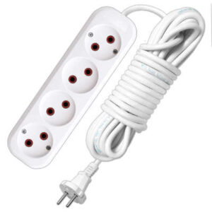 Удлинитель 4х5м без заземл. 6А IP20 У6-766М ПВС 2х0.75 UNIVersal 766М-05 оптом купить цена