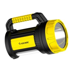 Фонарь аккумуляторный LED 5Вт 3 режима боков. панель 10Вт ЗУ 220/12В КОСМОС KOCAc2005W_Ex оптом купить цена