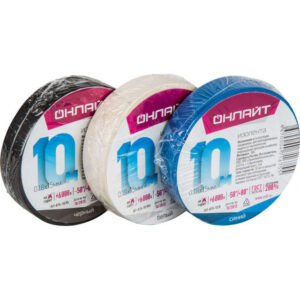 Изолента ПВХ 71 673 OIT-B15-10/WH бел. ОНЛАЙТ 71673 оптом купить цена