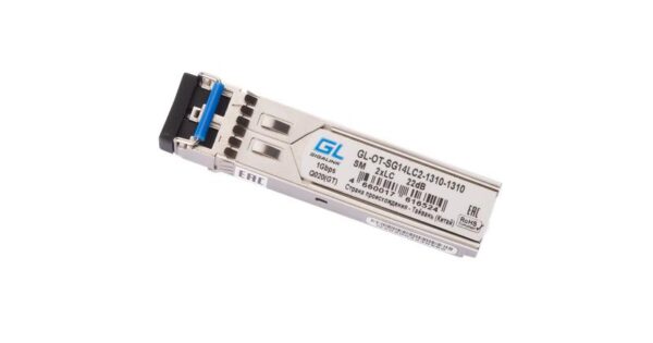 Модуль SFP 1Гбит/с два волокна SM 2хLC 1310нм 14 дБ (до 20км) (GL-10GT) GIGALINK GL-OT-SG14LC2-1310-1310 оптом купить цена