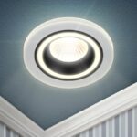 Встраиваемый светильник декоративный ЭРА DK90 WH/BK MR16/GU5.3 белый/черный купить оптом недорого