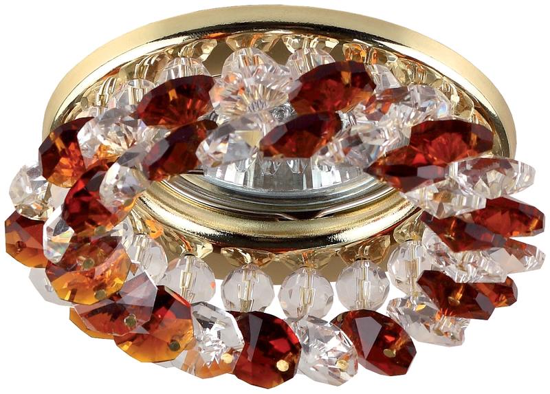 DK16 GD/WH/T Светильник ЭРА декор круглый с мелкими хрусталиками MR16 DK16 GD/WH/T Светильник ЭРА декор круглый с мелкими хрусталиками MR16