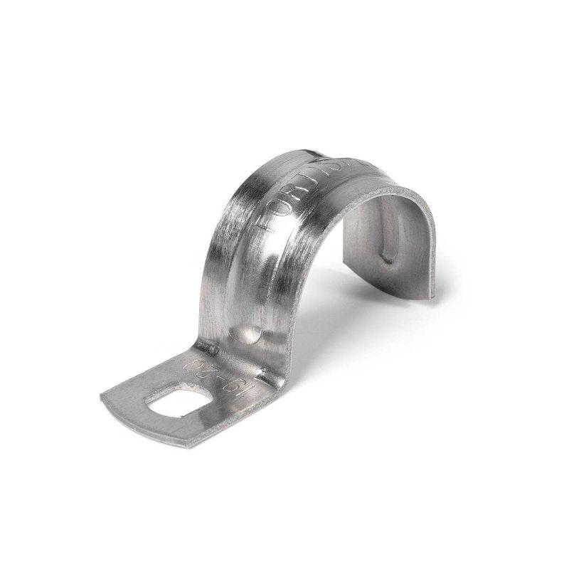 Скоба крепежная однолапковая СМО d38-40мм метал. оцинк. (уп.50шт) Fortisflex 49118 купить оптом выгодно Скоба крепежная однолапковая СМО d38-40мм метал. оцинк. (уп.50шт) Fortisflex 49118 оптом купить цена