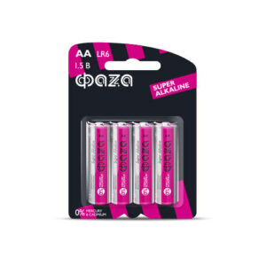 Элемент питания алкалиновый AA/LR6 1.5В Super Alkaline BL-4 (уп.4шт) ФАZА 5000285 оптом купить цена