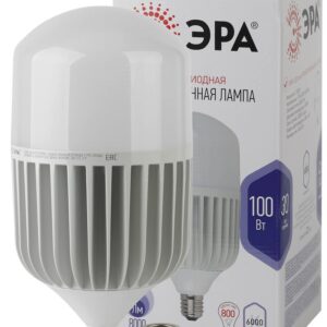 Лампа светодиодная ЭРА STD LED POWER T160-100W-6500-E27/E40 Е27 / Е40 100Вт колокол холодный дневной свет купить оптом недорого