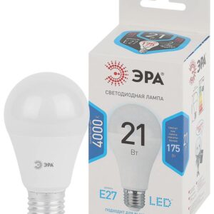 Лампочка светодиодная ЭРА STD LED A65-21W-840-E27 E27 / Е27 21Вт груша нейтральный белый свет купить оптом недорого
