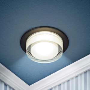 Встраиваемый светильник декоративный ЭРА DK107 BK MR16 GU5.3 черный купить оптом недорого