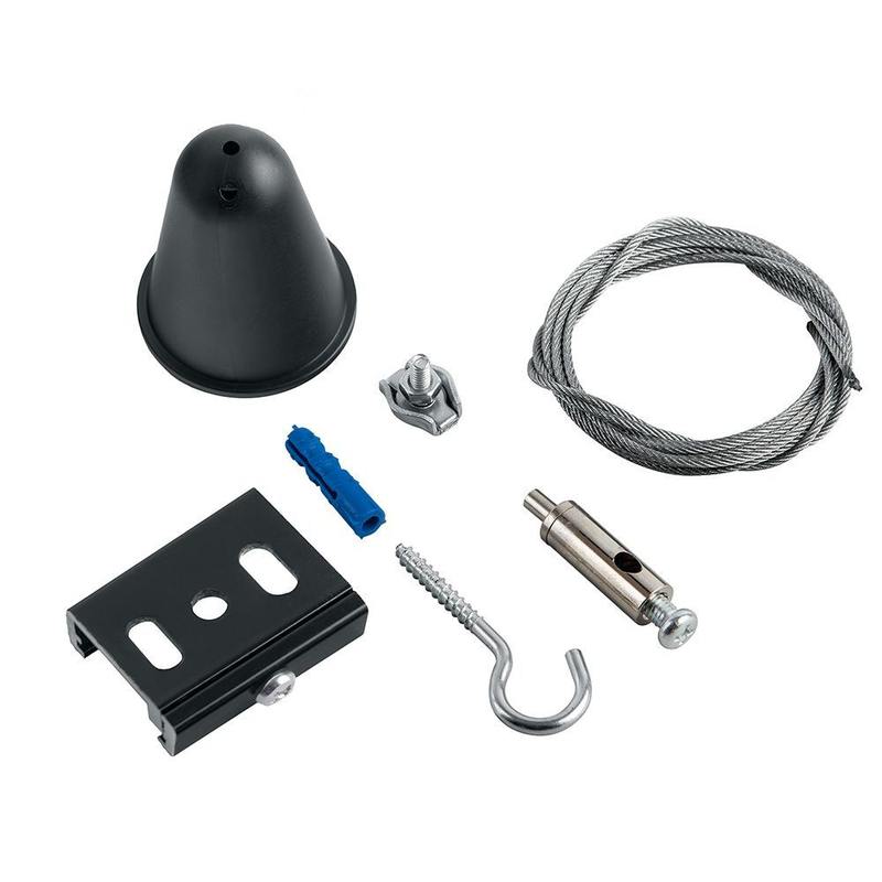 Комплект для подвесного монтажа ЭРА STR-30-B-MK-3 для трехфазного шинопровода черный 3м оптом купить хорошая цена Комплект для подвесного монтажа ЭРА STR-30-B-MK-3 для трехфазного шинопровода черный 3м купить оптом недорого