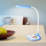 Настольный светильник ЭРА NLED-433-6W-BU ФИКСИКИ светодиодный синий купить оптом недорого