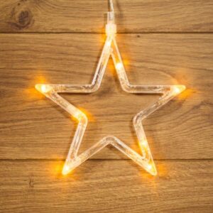 Фигура светодиодная "Звездочка" 185х185х10мм 8LED тепл. бел. 1Вт 4.5В IP20 на присоске с подвесом элементы питания 3хAAA (в компл.) Neon-Night 501-011 оптом купить цена