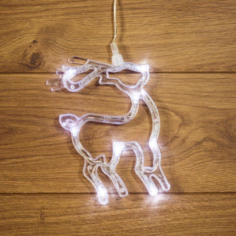 Фигура светодиодная "Олененок" 205х135х10мм 8LED бел. 1Вт 4.5В IP20 на присоске с подвесом элементы питания 3хAAA (в компл.) Neon-Night 501-016 купить оптом выгодно Фигура светодиодная "Олененок" 205х135х10мм 8LED бел. 1Вт 4.5В IP20 на присоске с подвесом элементы питания 3хAAA (в компл.) Neon-Night 501-016 оптом купить цена