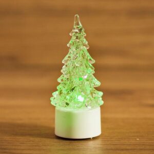 Фигура светодиодная "Елочка маленькая" 1LED RGB 0.1Вт IP20 на подставке элементы питания 3хAG13(LR44) (в компл.) Neon-Night 501-041 оптом купить цена