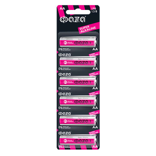 Элемент питания алкалиновый AA/LR6 1.5В Super Alkaline BL-6 (уп.6шт) ФАZА 5002043 купить оптом выгодно Элемент питания алкалиновый AA/LR6 1.5В Super Alkaline BL-6 (уп.6шт) ФАZА 5002043 оптом купить цена