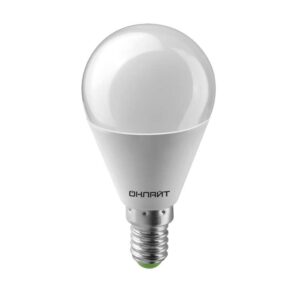 Лампа светодиодная 61 967 OLL-G45-10-230-6.5K-E14 10Вт ОНЛАЙТ 61967 оптом купить цена