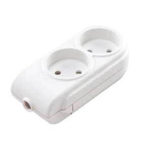 Колодка удлинителя 2-м без заземл. защ. шторки Makel N2010000 оптом купить цена