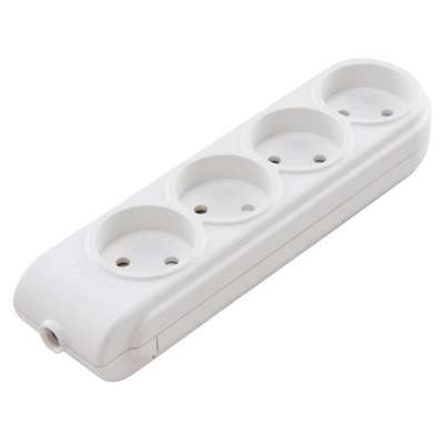 Колодка удлинителя 4-м без заземл. защ. шторки Makel N4010000 купить оптом выгодно Колодка удлинителя 4-м без заземл. защ. шторки Makel N4010000 оптом купить цена