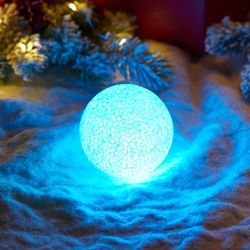 Фигура светодиодная "Снежок" 8см 1LED RGB 0.1Вт IP20 Neon-Night 513-011 купить оптом выгодно Фигура светодиодная "Снежок" 8см 1LED RGB 0.1Вт IP20 Neon-Night 513-011 оптом купить цена