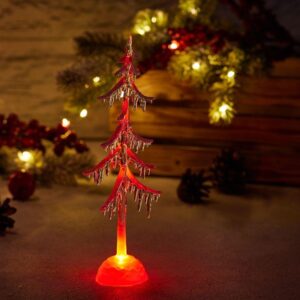 Фигура светодиодная "Елочка" 25см 1LED 0.1Вт IP20 на подставке элементы питания 3хAG13(LR44) (в компл.) Neon-Night 513-032 оптом купить цена