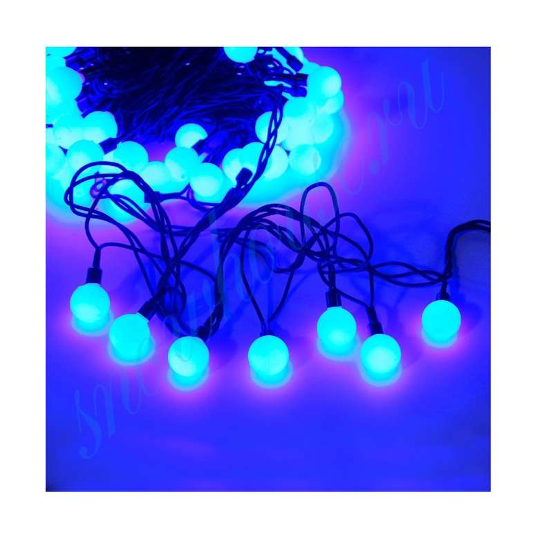 Гирлянда светодиодная "Шарики" 100LED син. 2.4см наружняя соединяемая до 3мод. SHLights 4690601004321 купить оптом выгодно Гирлянда светодиодная "Шарики" 100LED син. 2.4см наружняя соединяемая до 3мод. SHLights 4690601004321 оптом купить цена