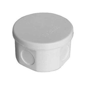 Коробка распределительная ОП 75х45мм IP54 4 выхода без гермовводов крышка защелкивающаяся сер. Epplast 245352 оптом купить цена