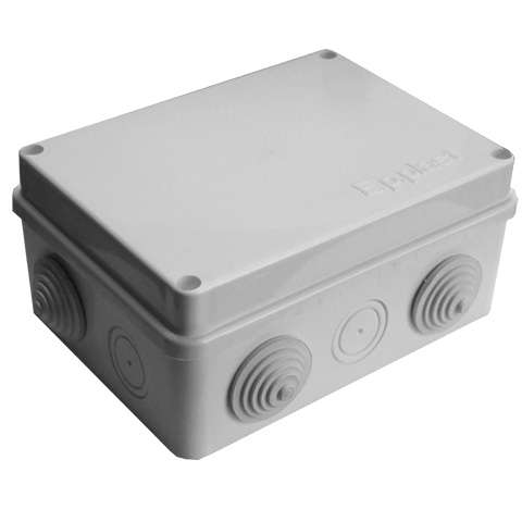 Коробка распределительная ОП 150х110х70мм IP54 10 выходов 6 гермовводов крышка на винтах сер. Epplast 210302 купить оптом выгодно Коробка распределительная ОП 150х110х70мм IP54 10 выходов 6 гермовводов крышка на винтах сер. Epplast 210302 оптом купить цена