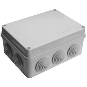 Коробка распределительная ОП 150х110х70мм IP54 10 выходов 10 гермовводов. крышка на винтах сер. Epplast 210314 оптом купить цена