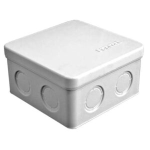 Коробка распределительная ОП 105х105х56мм IP54 7 выходов без гермовводов крышка защелкивающаяся сер. Epplast 105032 оптом купить цена
