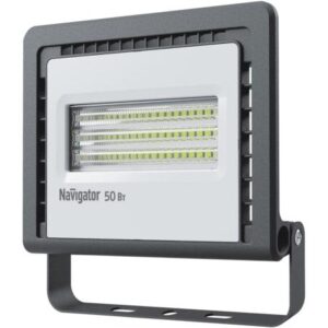 Прожектор светодиодный 14 146 NFL-01-50-6.5K-LED 50Вт 6500К IP65 4100лм черн. Navigator 14146 оптом купить цена