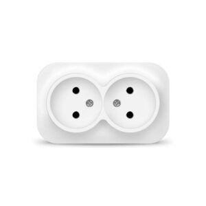 Розетка 2-м ОП 10А IP20 без заземл. бел. IONICH 1417 оптом купить цена